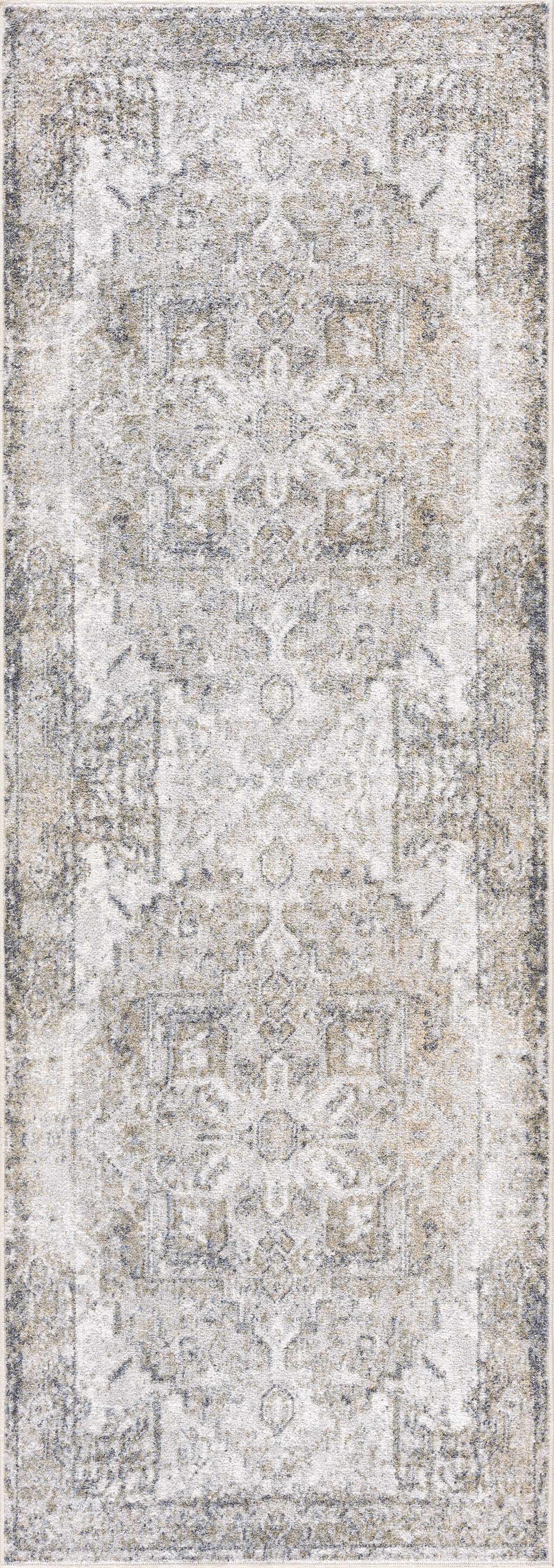 Hera Olive Washable Flat Pile Rug - Stylish Easy to Clean