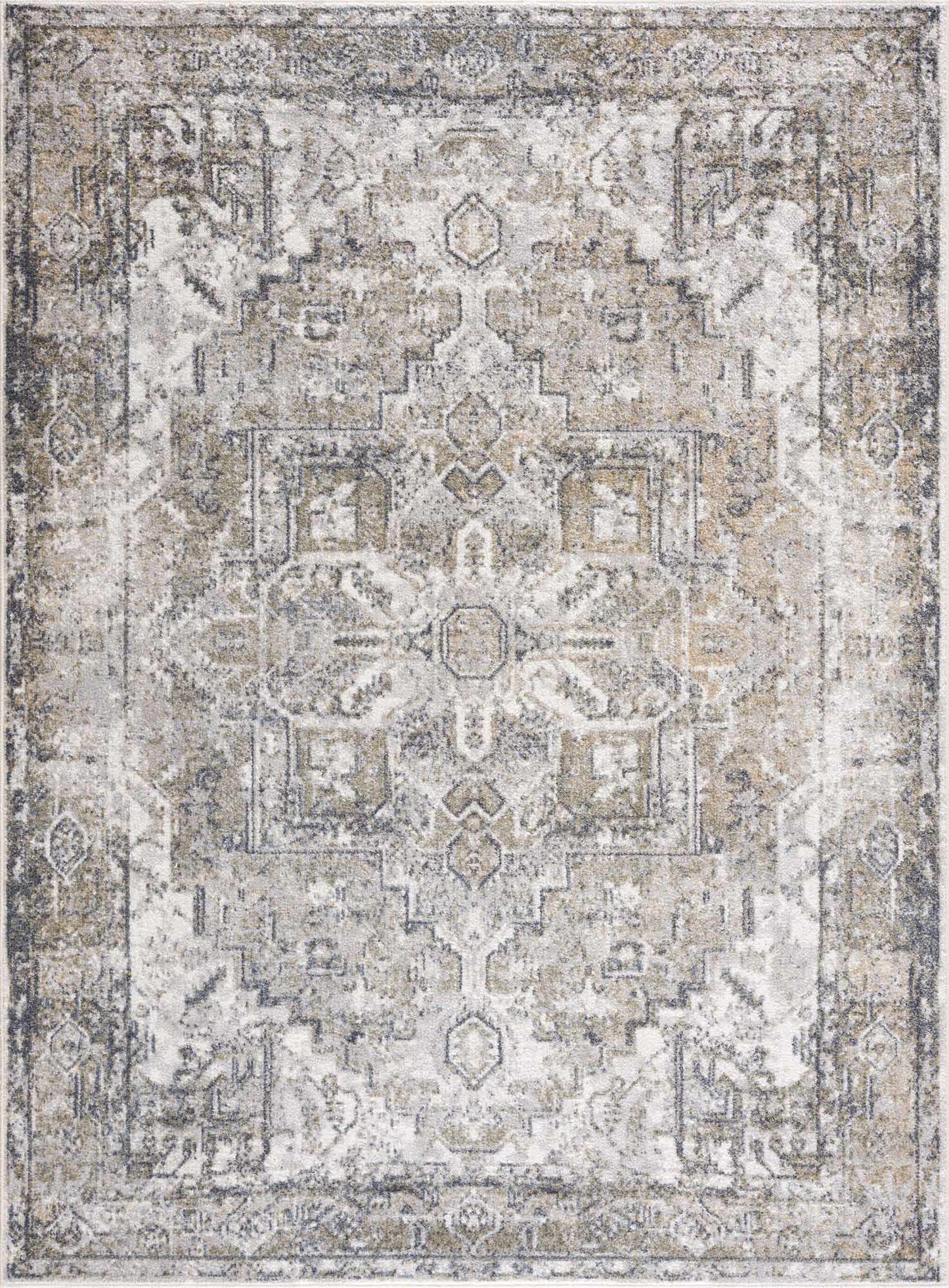 Hera Olive Washable Flat Pile Rug - Stylish Easy to Clean