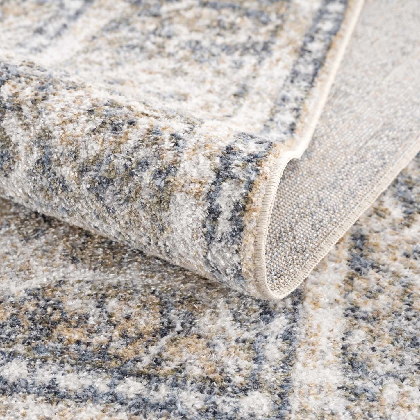 Washable Flat Pile Area Rug - Soft Durable Stylish Rug for Any Room