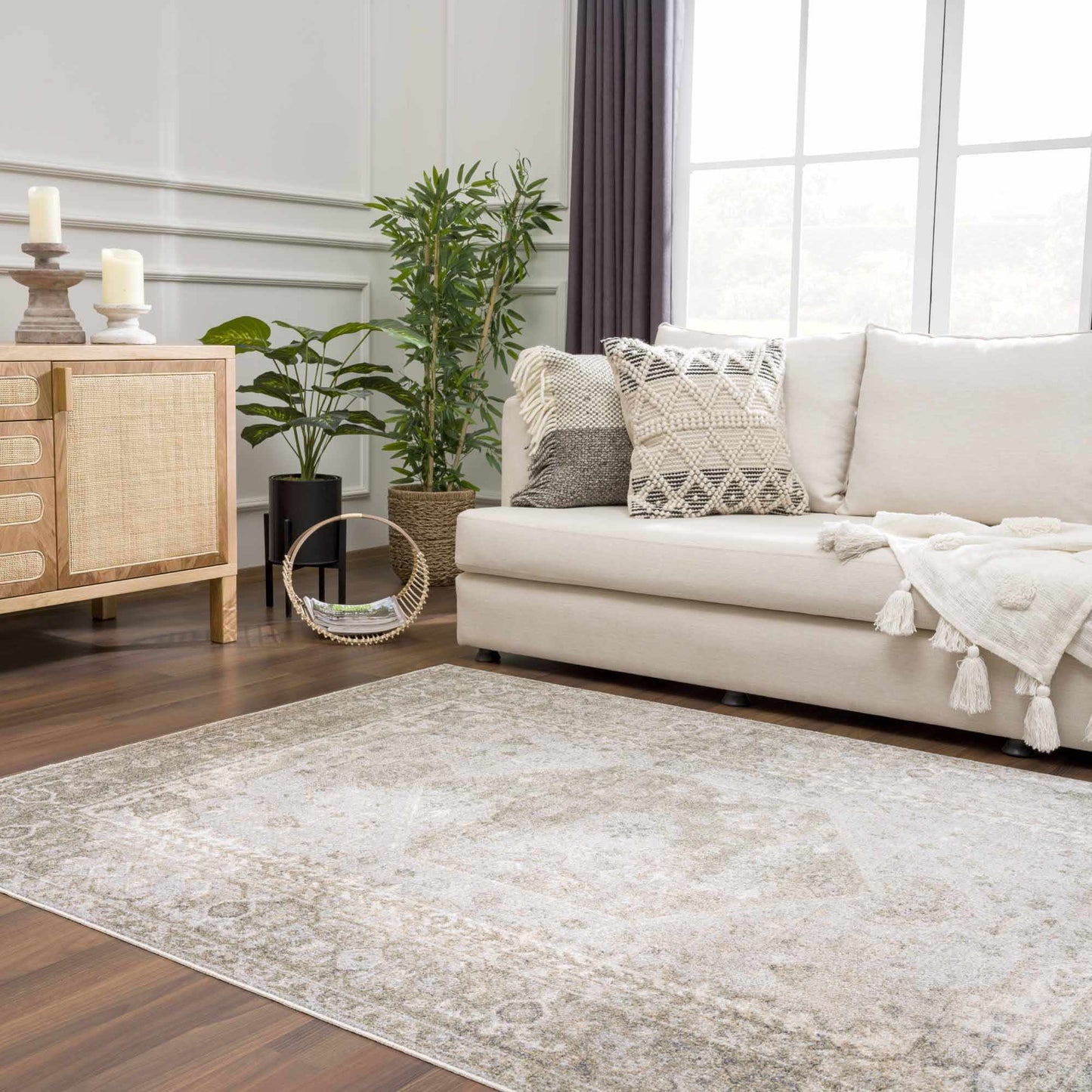 Gael Design Washable Flat Pile Rug - Stylish Modern Home Decor