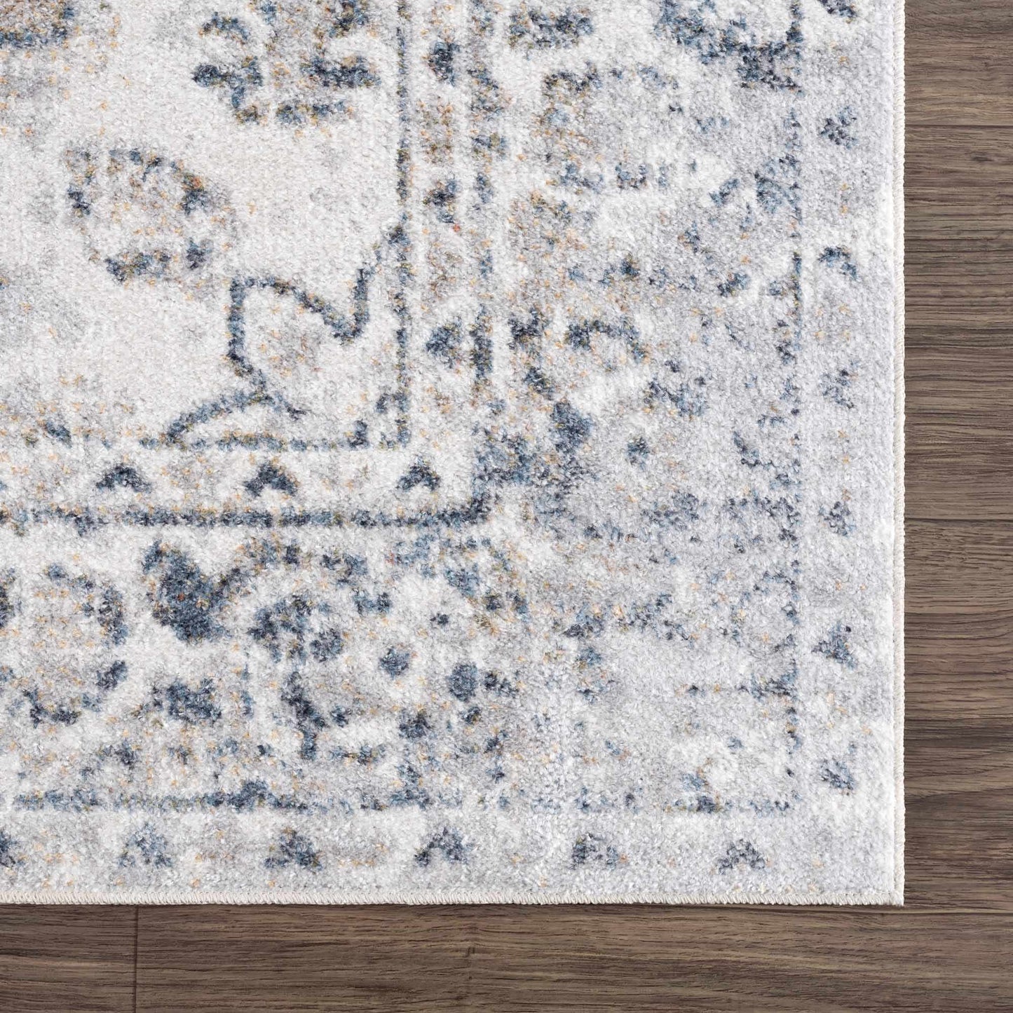 Washable Modern Area Rug - Soft Durable Flat Pile Design