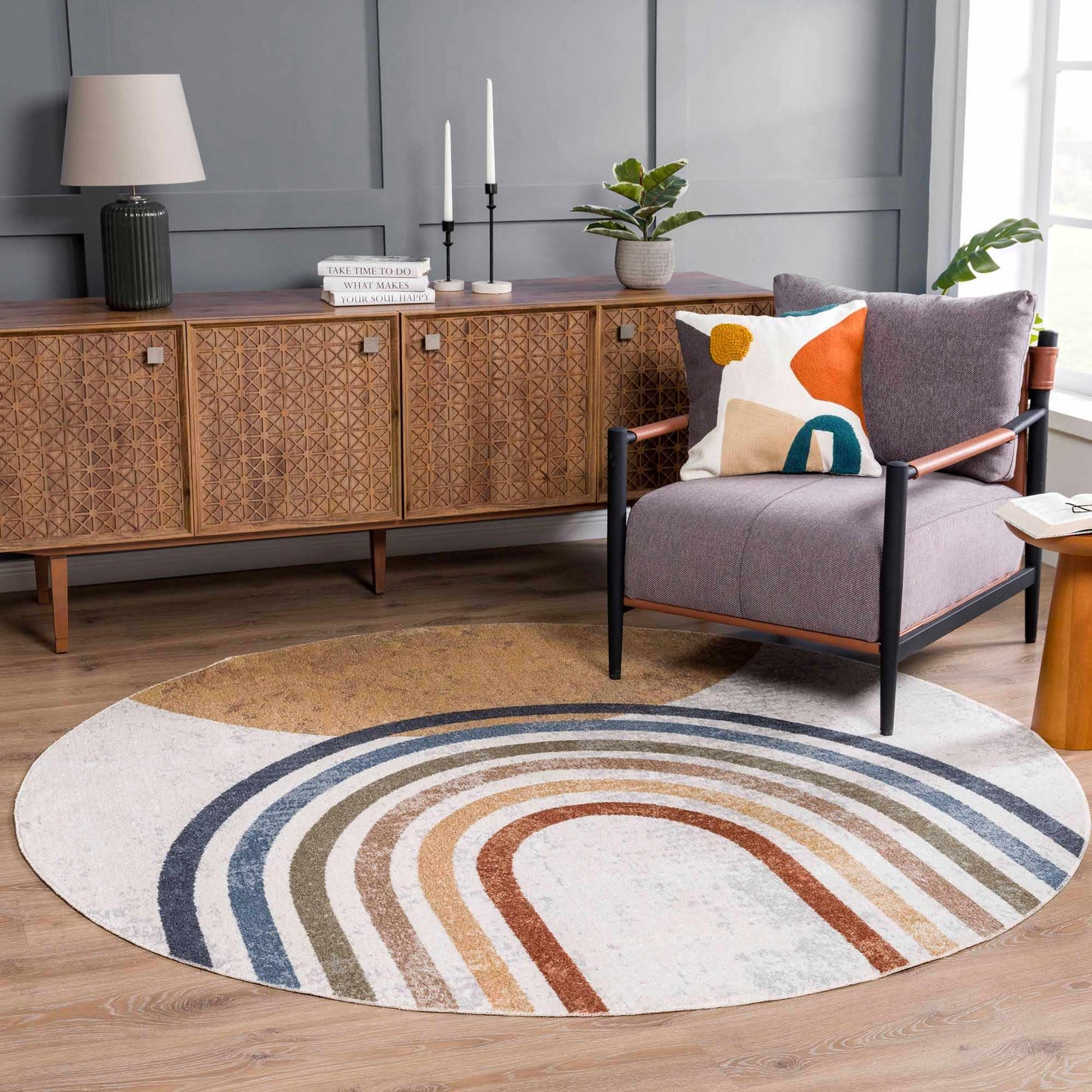 Giza Washable Area Rug - Soft Durable Home Décor for Any Room