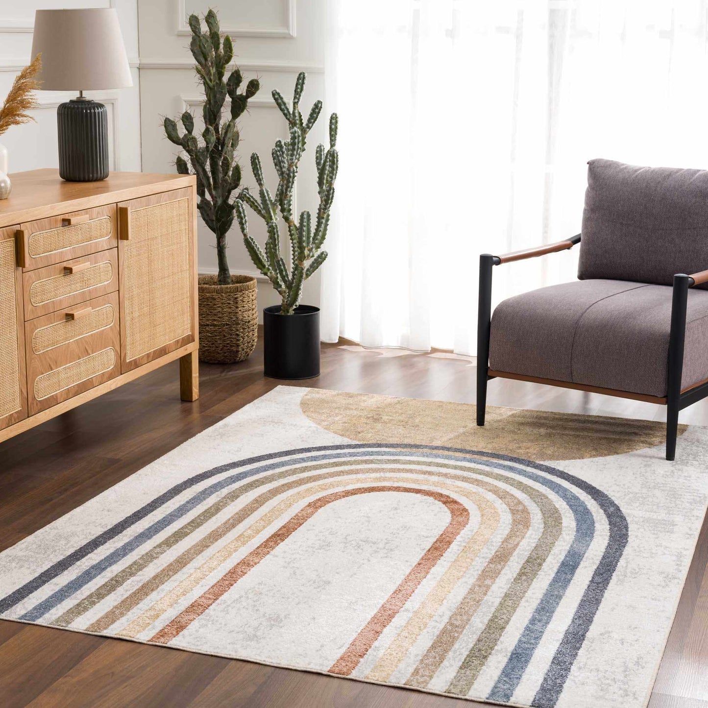 Giza Washable Area Rug - Soft Durable Home Décor for Any Room