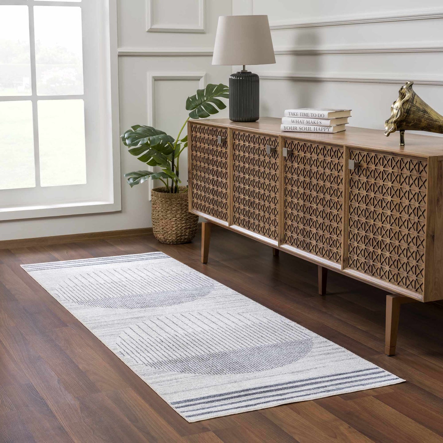 Thad Washable Area Rug - Soft Durable Stylish Floor Covering