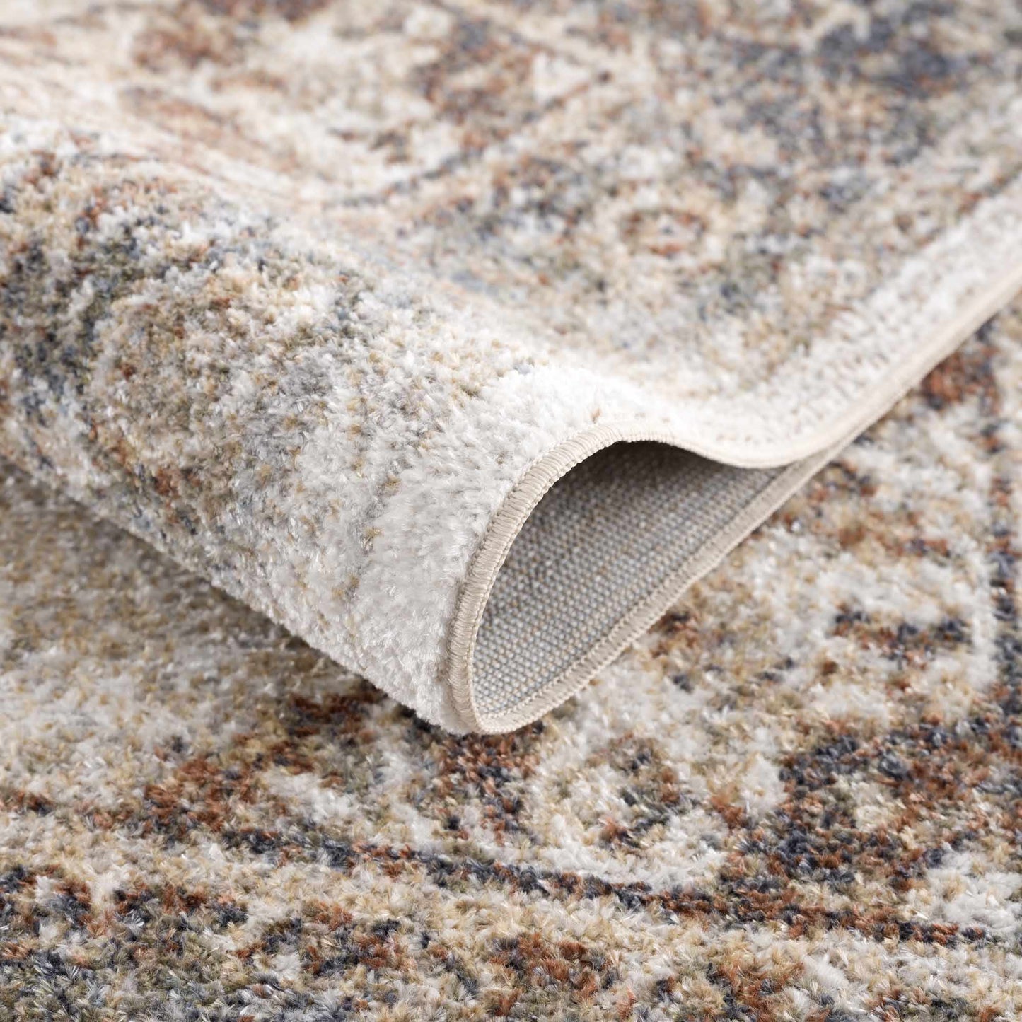 Heritage Washable Area Rug - Classic Flat Pile Design for Easy Care