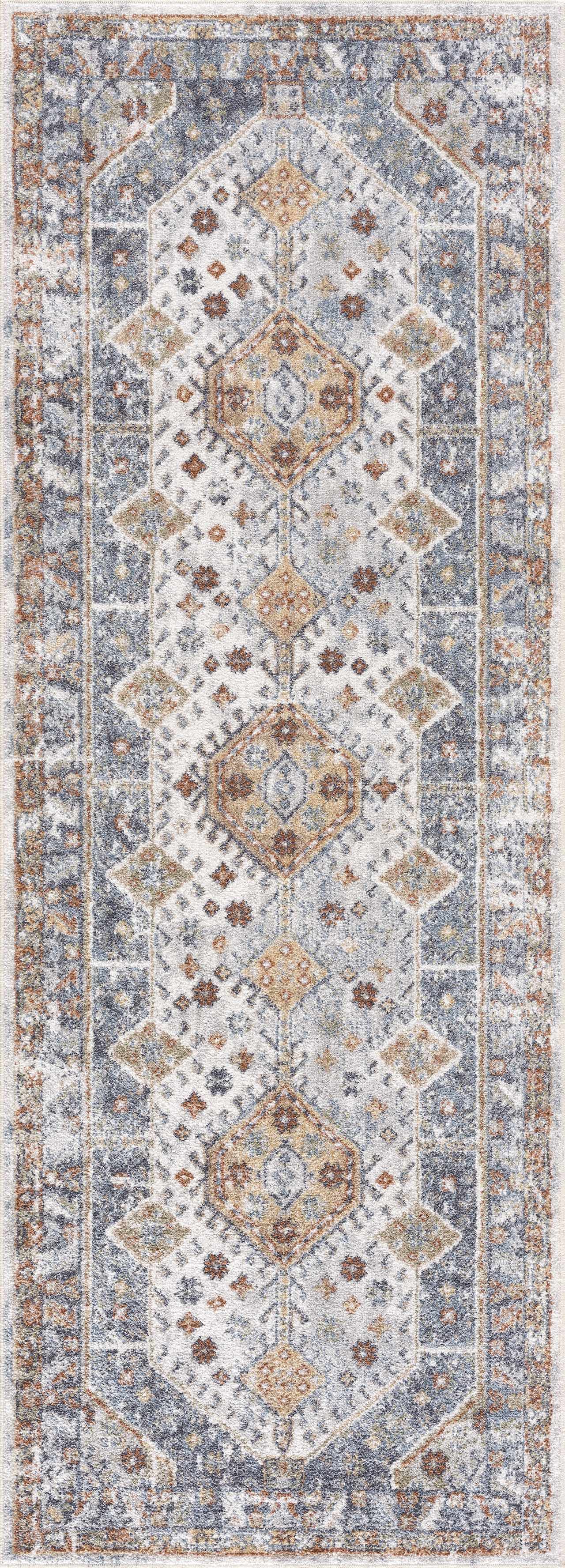 Washable Flat Pile Area Rug - Soft Durable Stylish Home Decor
