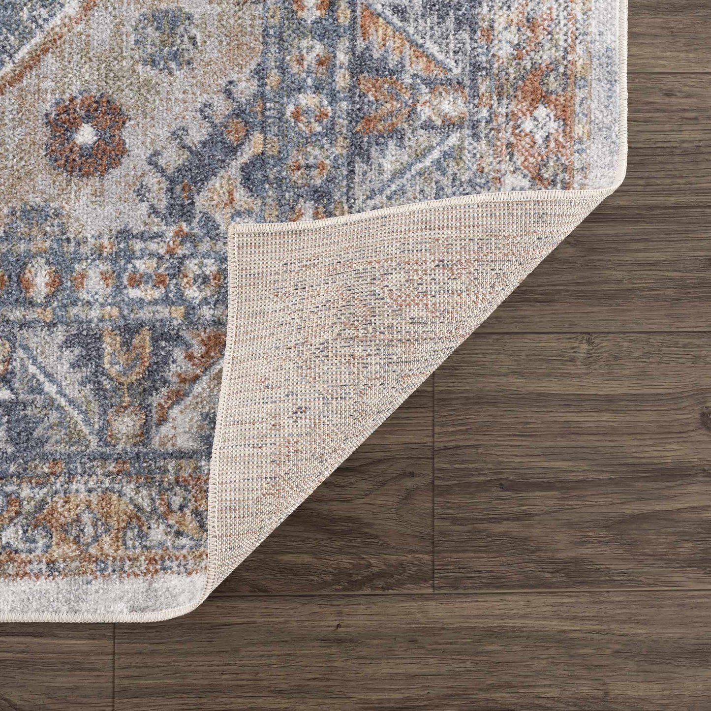 Washable Flat Pile Area Rug - Soft Durable Stylish Home Decor