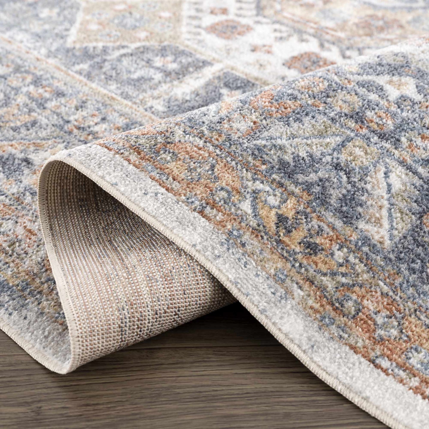 Washable Flat Pile Area Rug - Soft Durable Stylish Home Decor