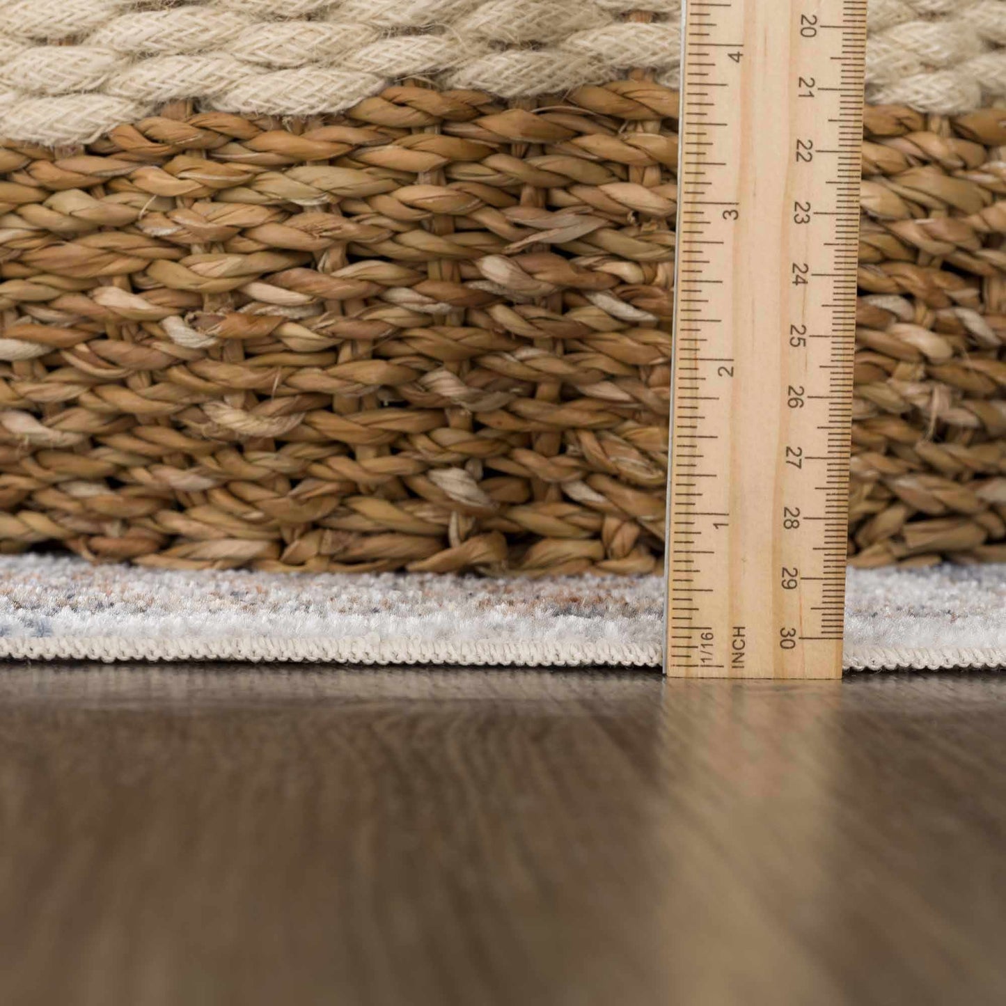 Washable Flat Pile Area Rug - Soft Durable Stylish Home Decor