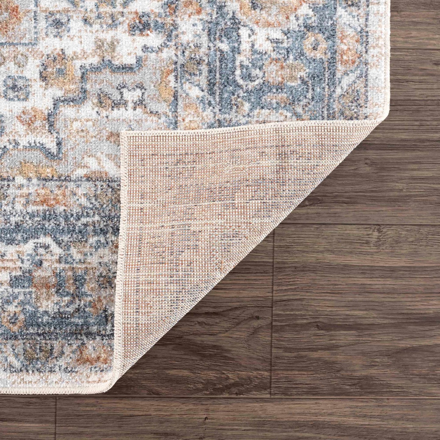 Washable Flat Pile Area Rug - Soft Durable Stylish Home Decor