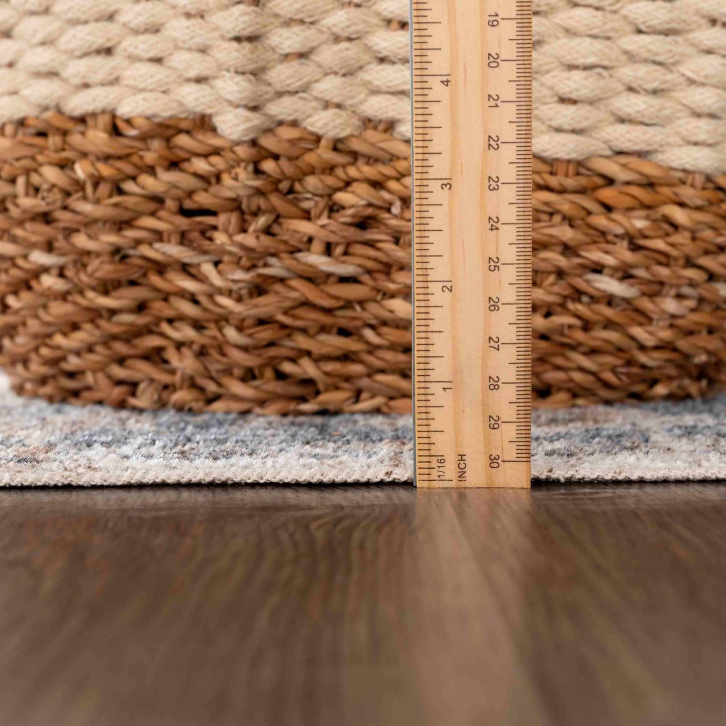 Washable Flat Pile Area Rug - Soft Durable Stylish Home Decor