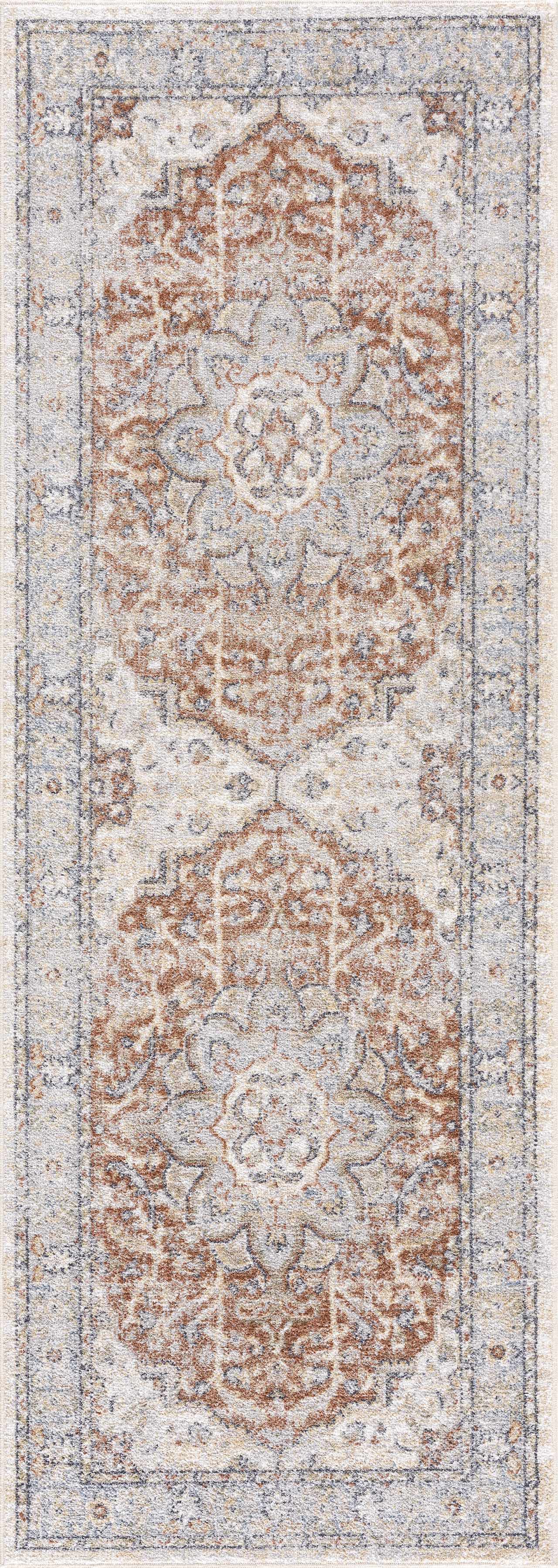 Washable Flat Pile Area Rug - Soft Durable Modern Home Decor