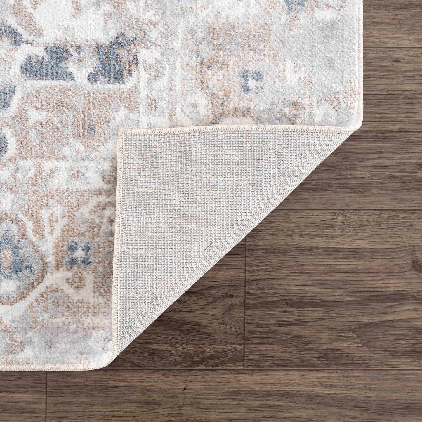 Washable Flat Pile Area Rug - Soft Durable Home Decor