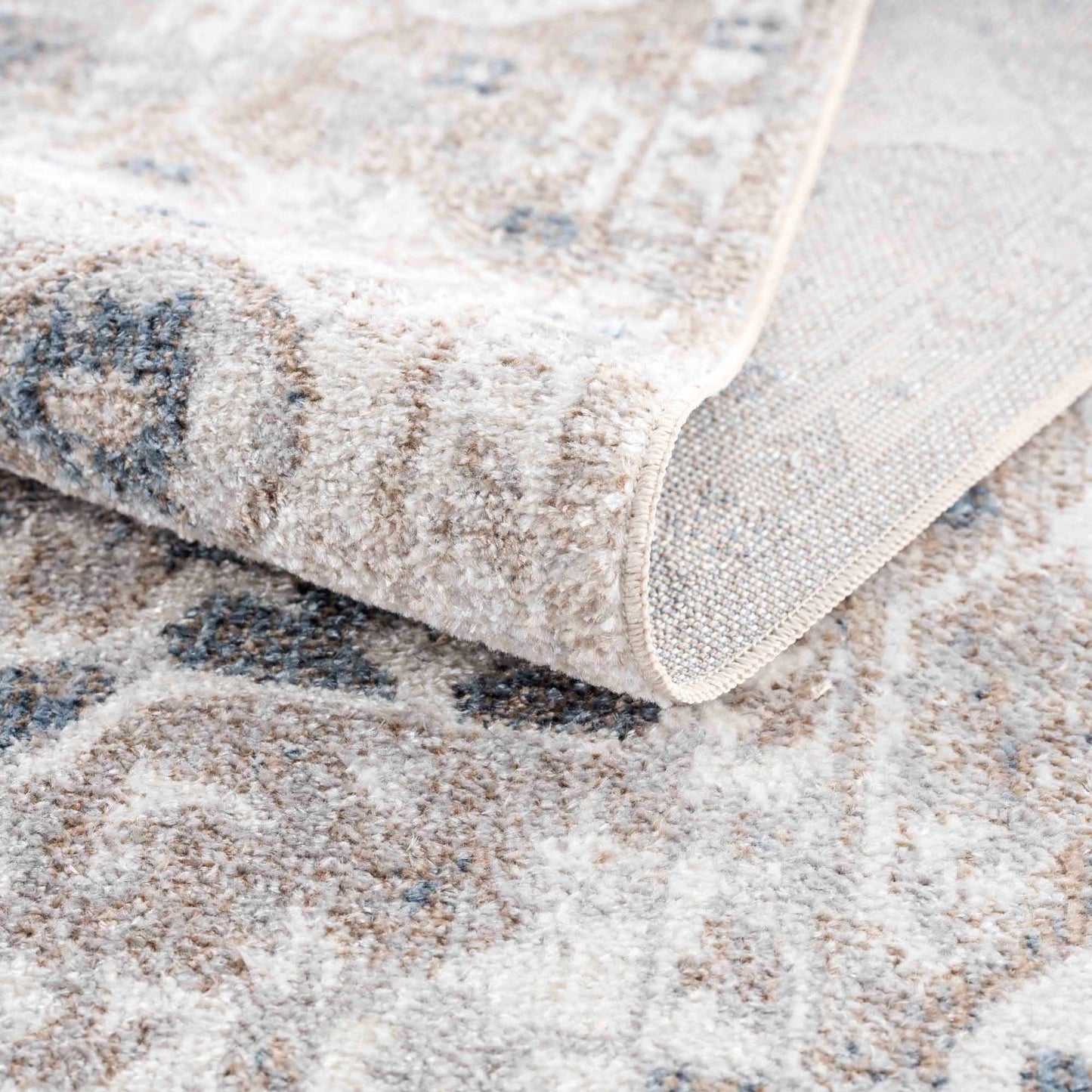 Washable Flat Pile Area Rug - Soft Durable Home Decor