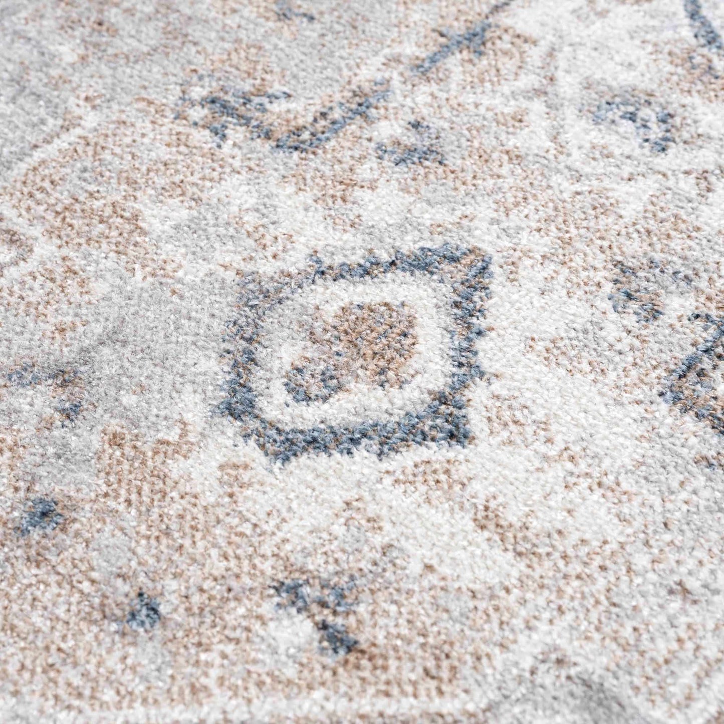 Washable Flat Pile Area Rug - Soft Durable Home Decor