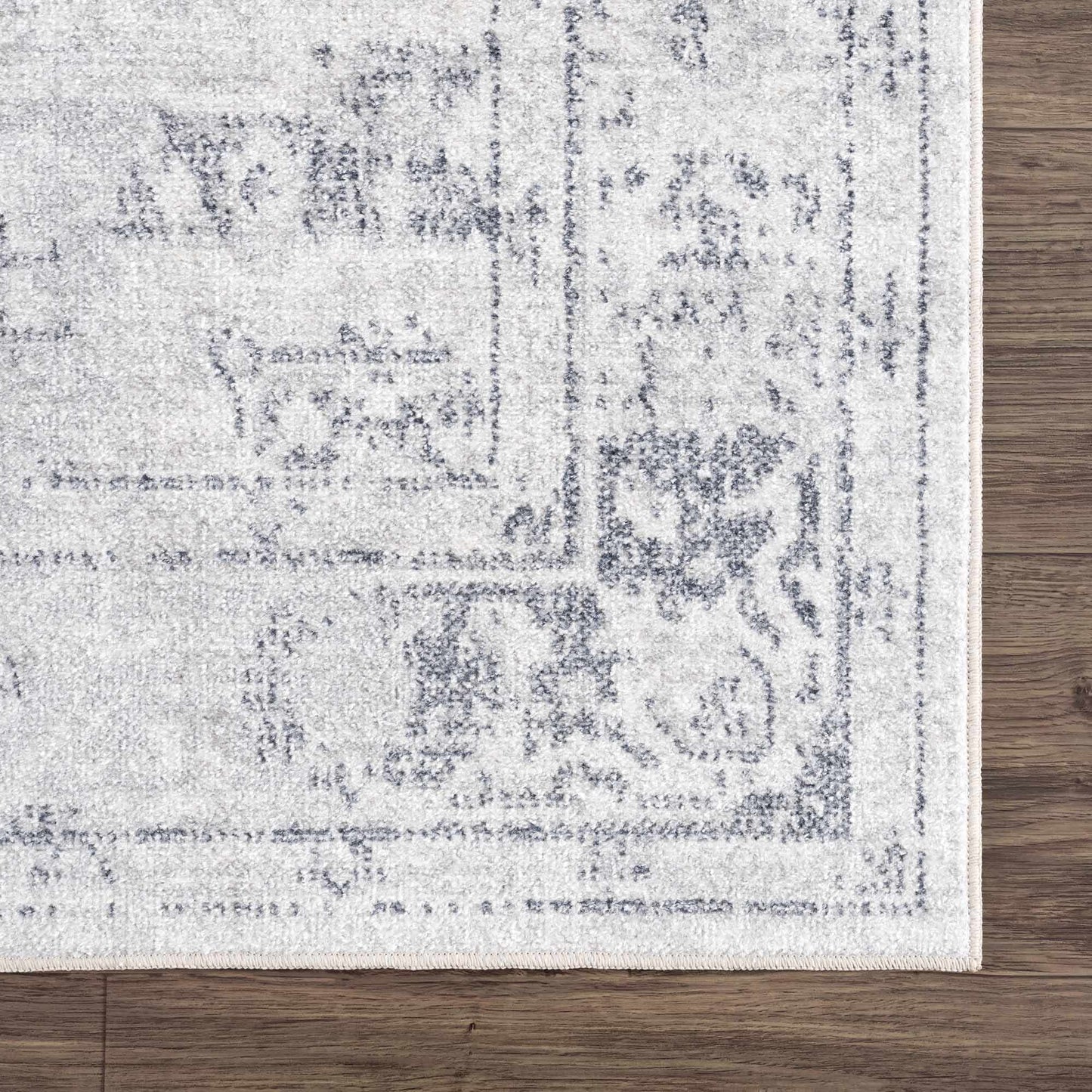 Washable Flat Pile Rug - Stylish Durable Home Decor in Akram Antrasit