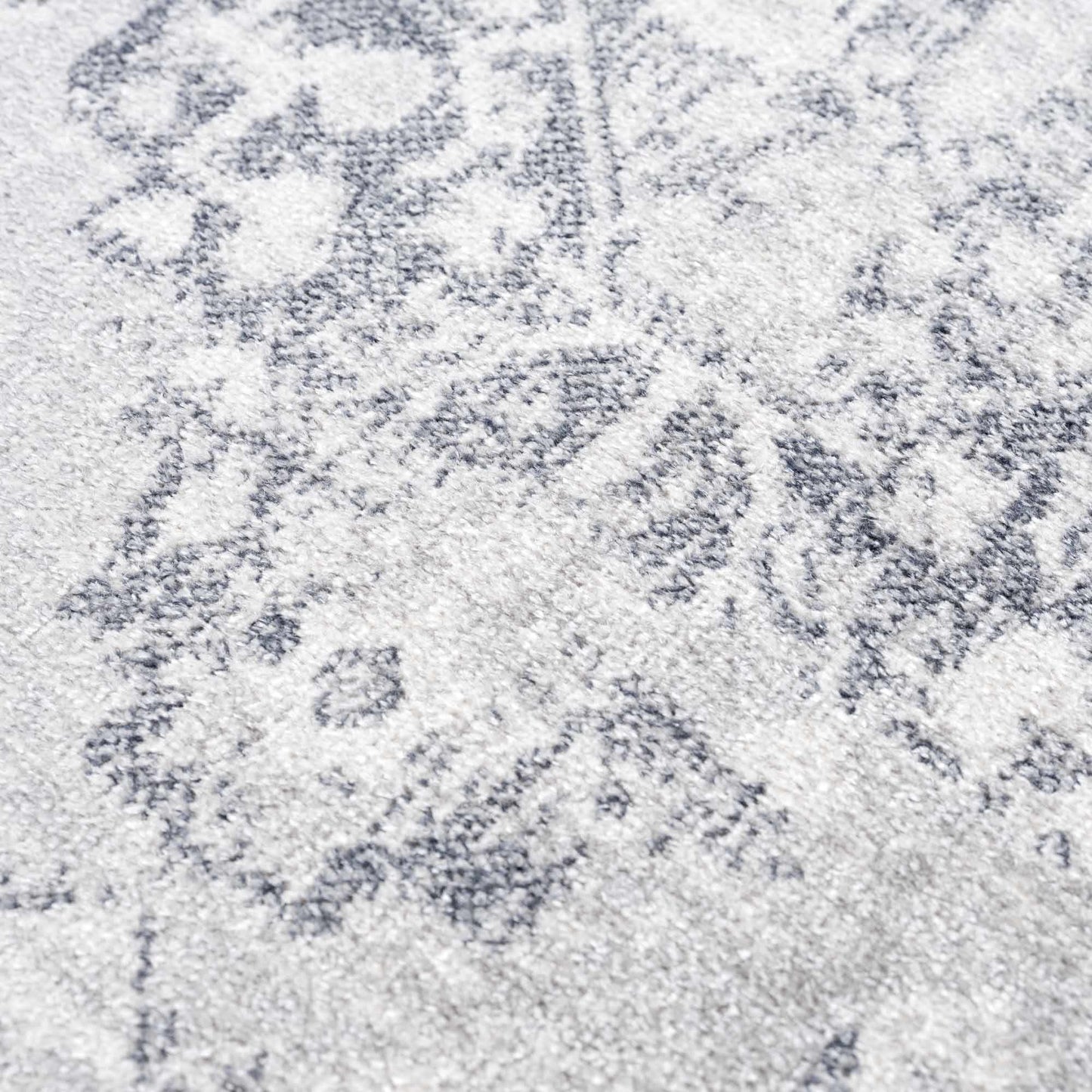 Washable Flat Pile Rug - Stylish Durable Home Decor in Akram Antrasit