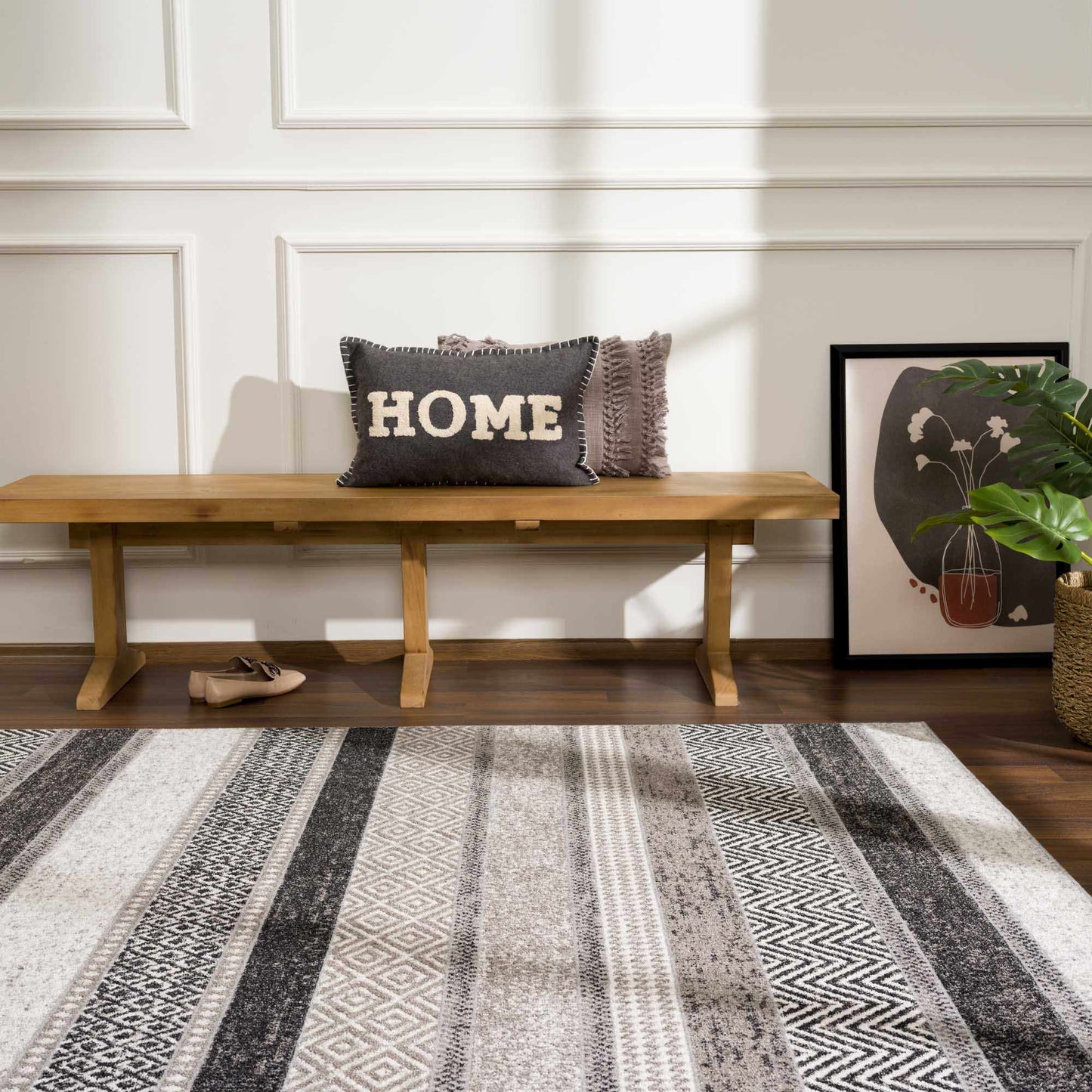 Middlestown Washable Area Rug - Stylish Durable Easy Clean Rug for Any Room