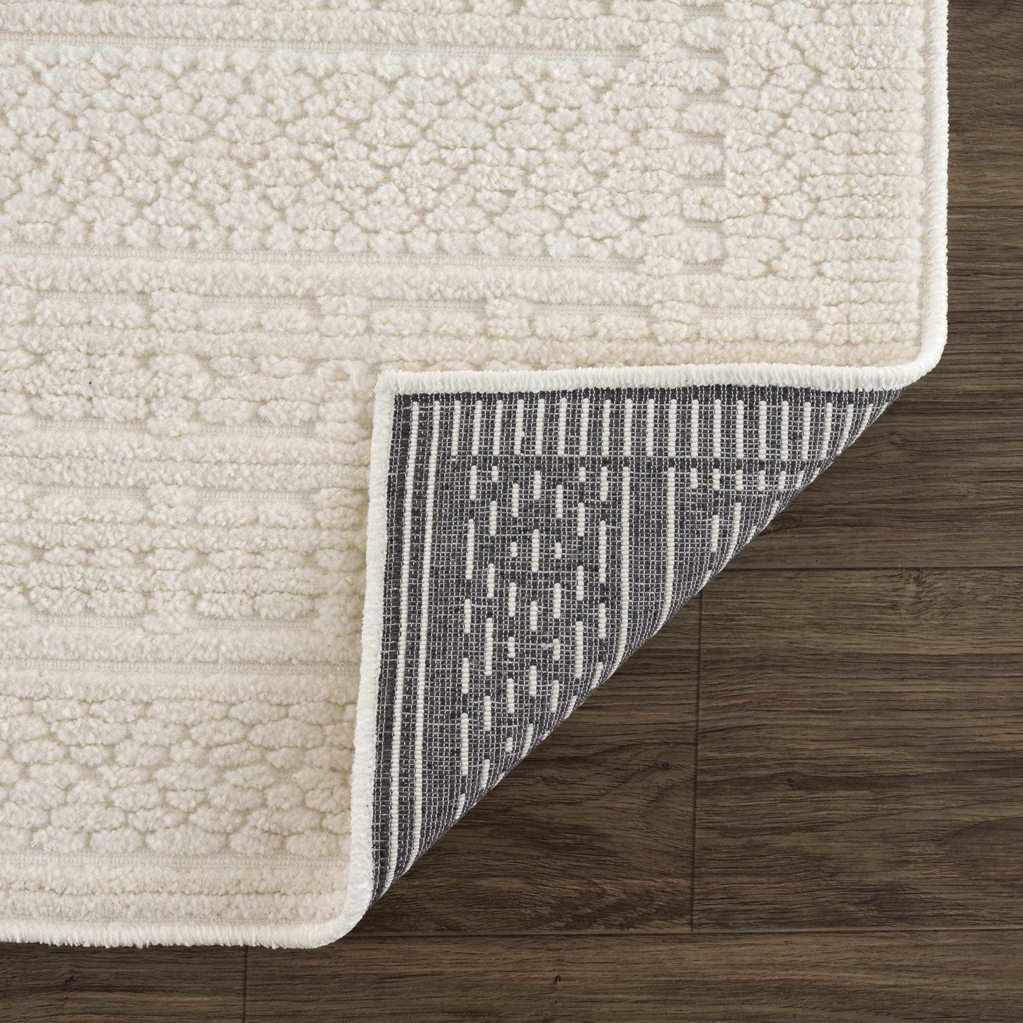 Bahar Cream Washable Area Rug - Stylish Home Décor