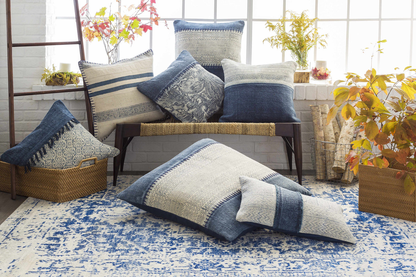 Navy Area Rug - Elegant Modern Home Décor Rug