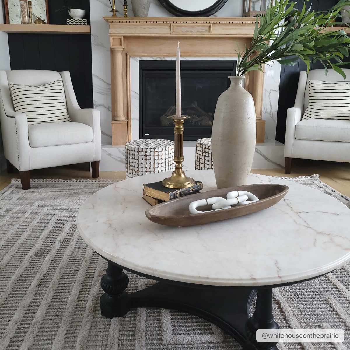 Modern Geometric Area Rug - Stylish Living Room Bedroom Decor