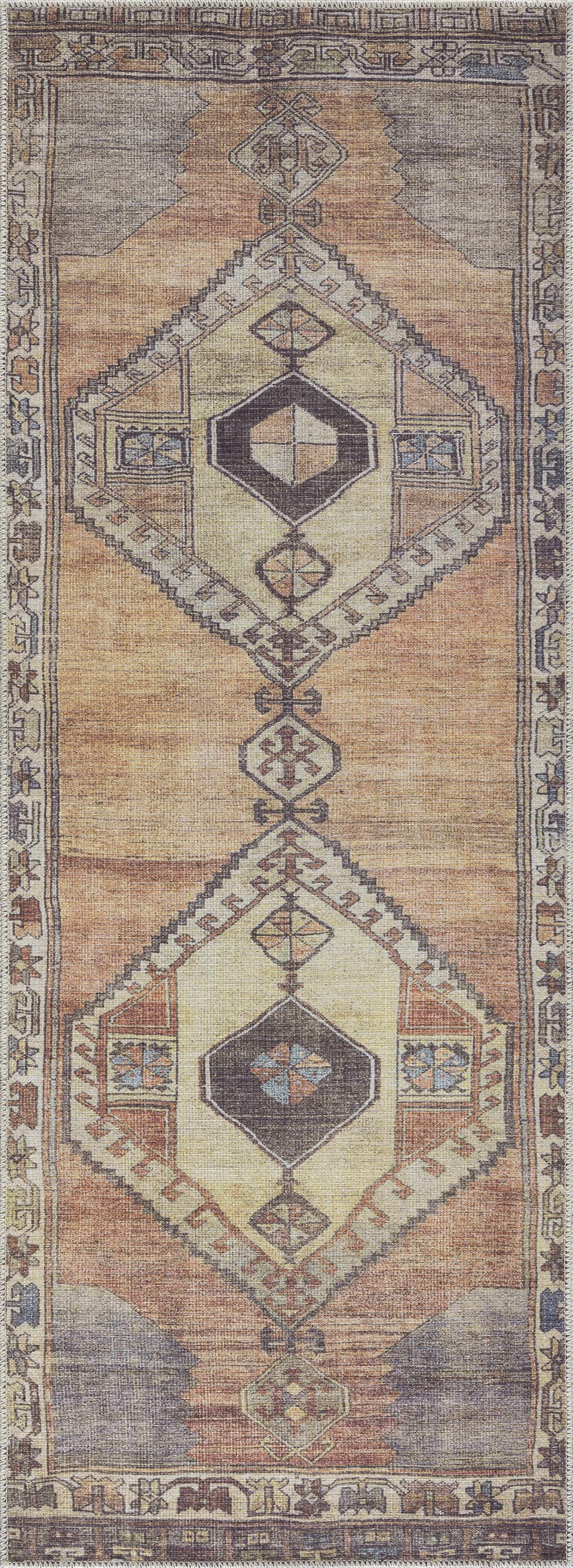 Medinah Washable Area Rug - Soft Durable Stylish Floor Covering