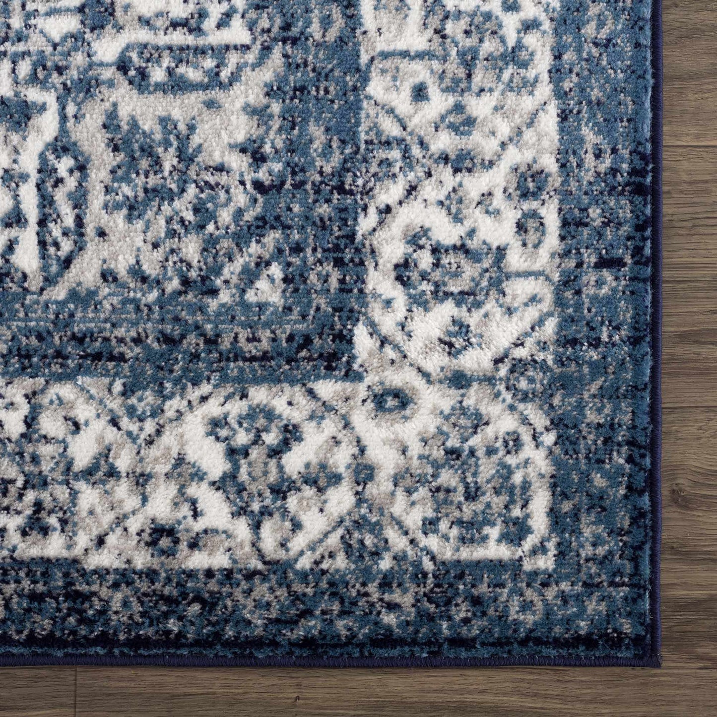 Billy Blue Medallion Area Rug - Stylish Home Decor Accent