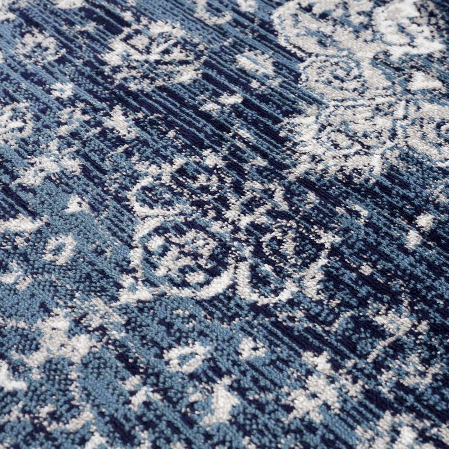 Billy Blue Medallion Area Rug - Stylish Home Decor Accent