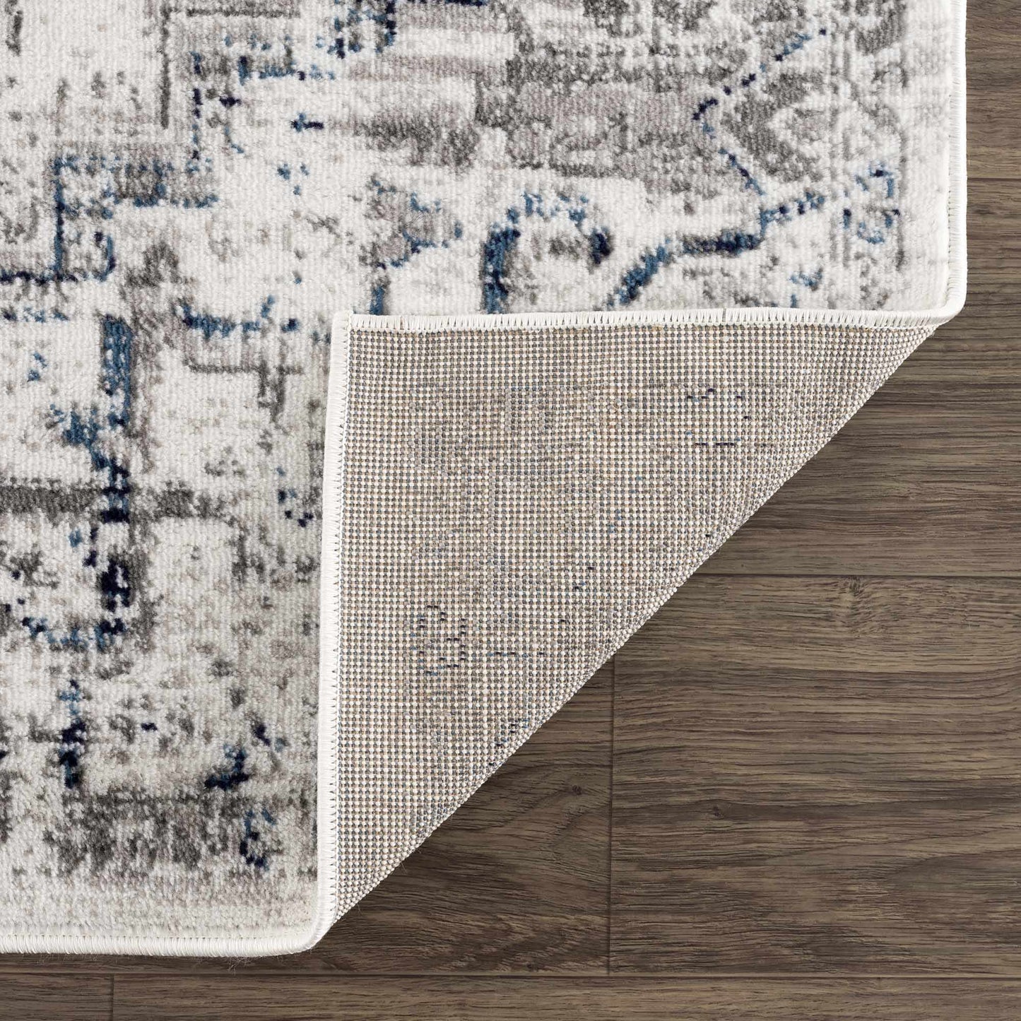 Hauteloom Buenaventura Area Rug - Cream Navy Stylish Home Décor Accent