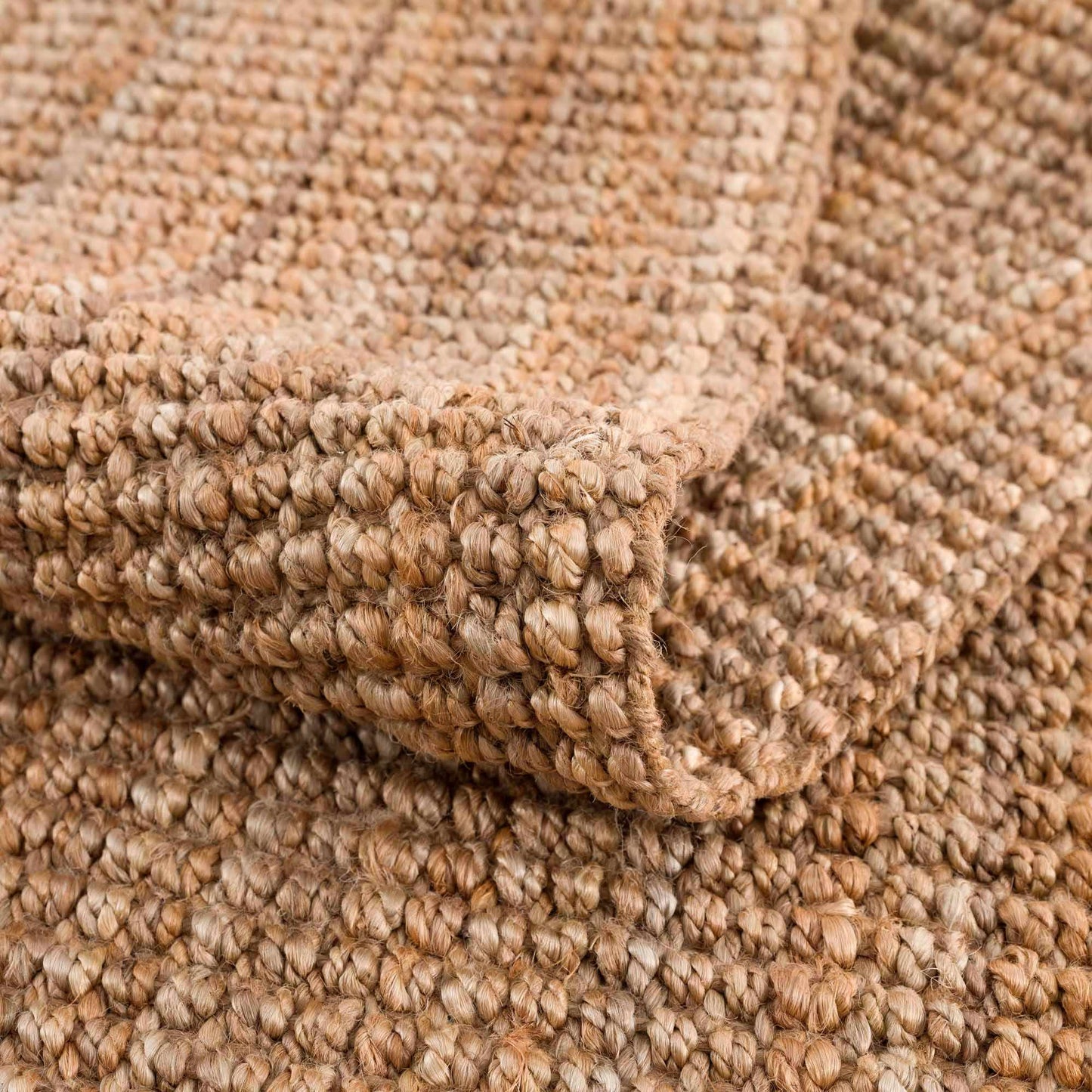 Handwoven Jute Area Rug - Eco-Friendly Natural Home Decor