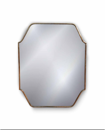 Custom Mirror - Octagone antique Brass Wall Mirrors