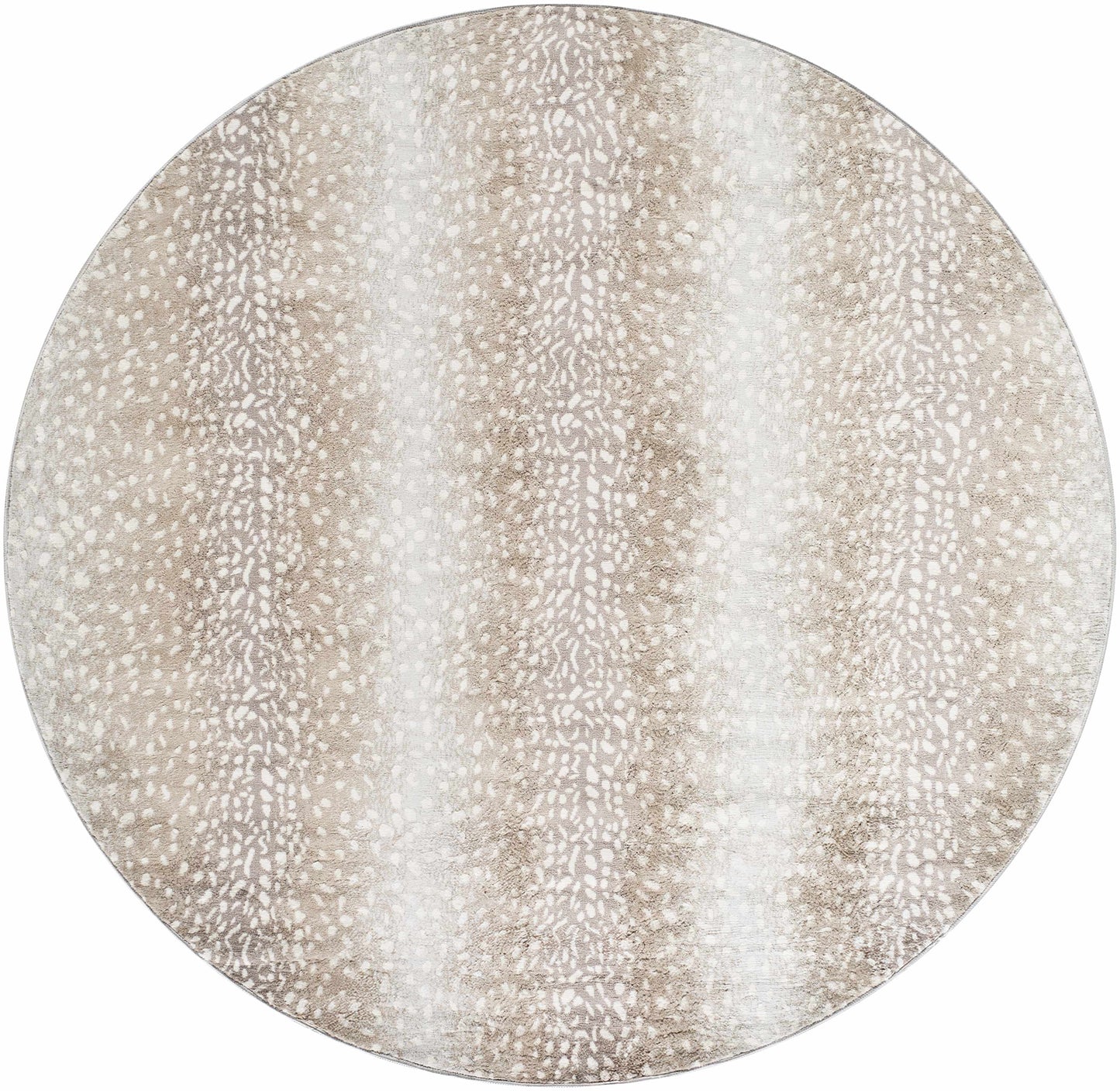 Tan Leopard Print Area Rug - Stylish Home Decor Accent