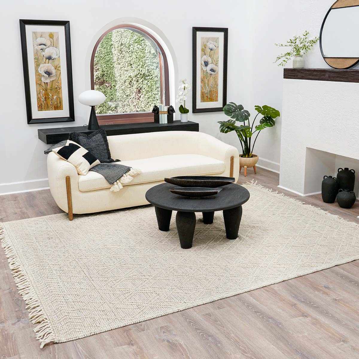 Ramsbury Wool Area Rug - Handcrafted Cozy Home Décor Rug