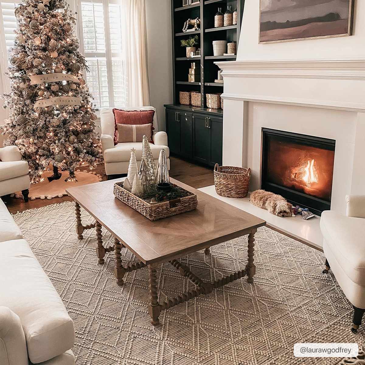 Ramsbury Wool Area Rug - Handcrafted Cozy Home Décor Rug