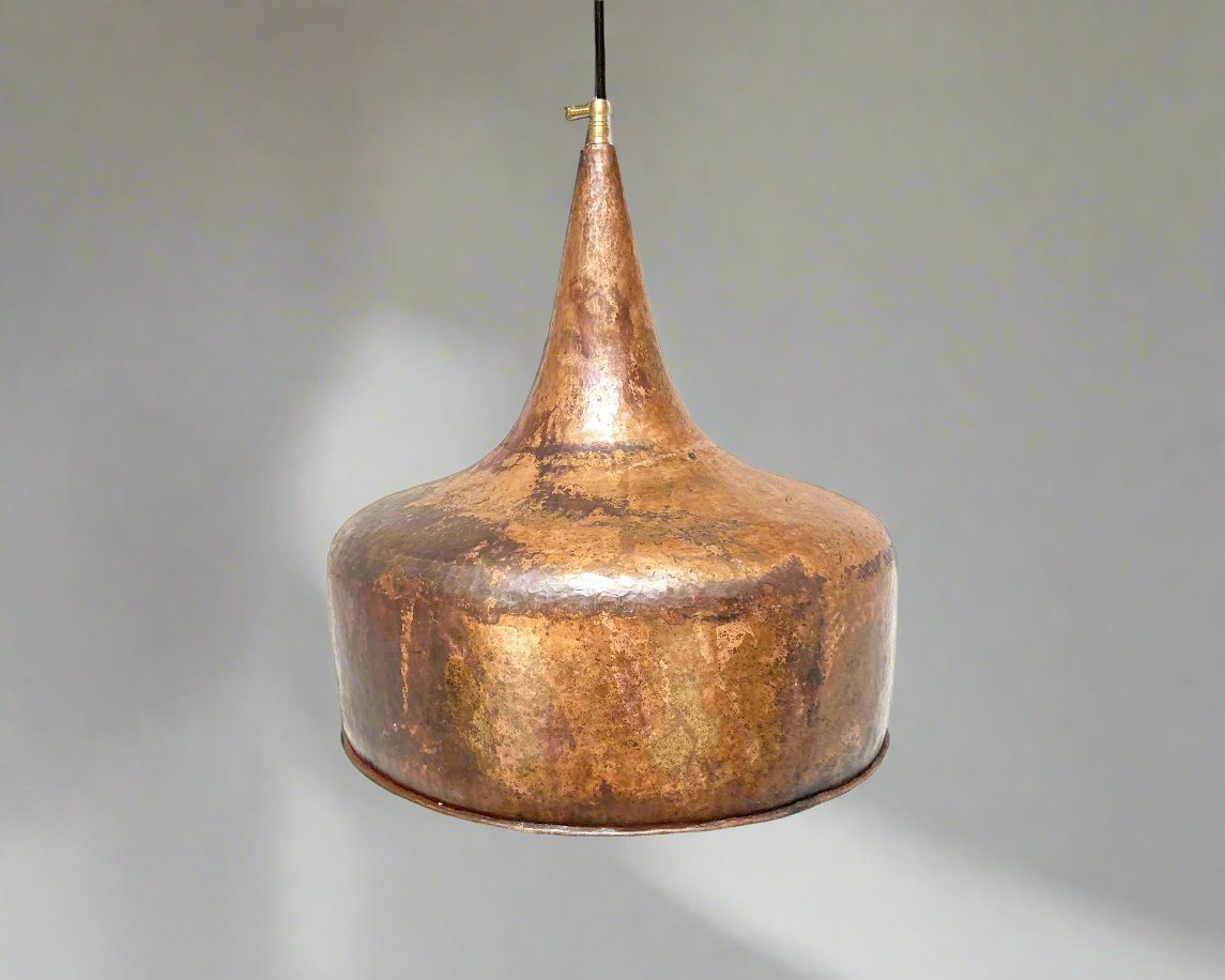 Rustic Copper Pendant Light