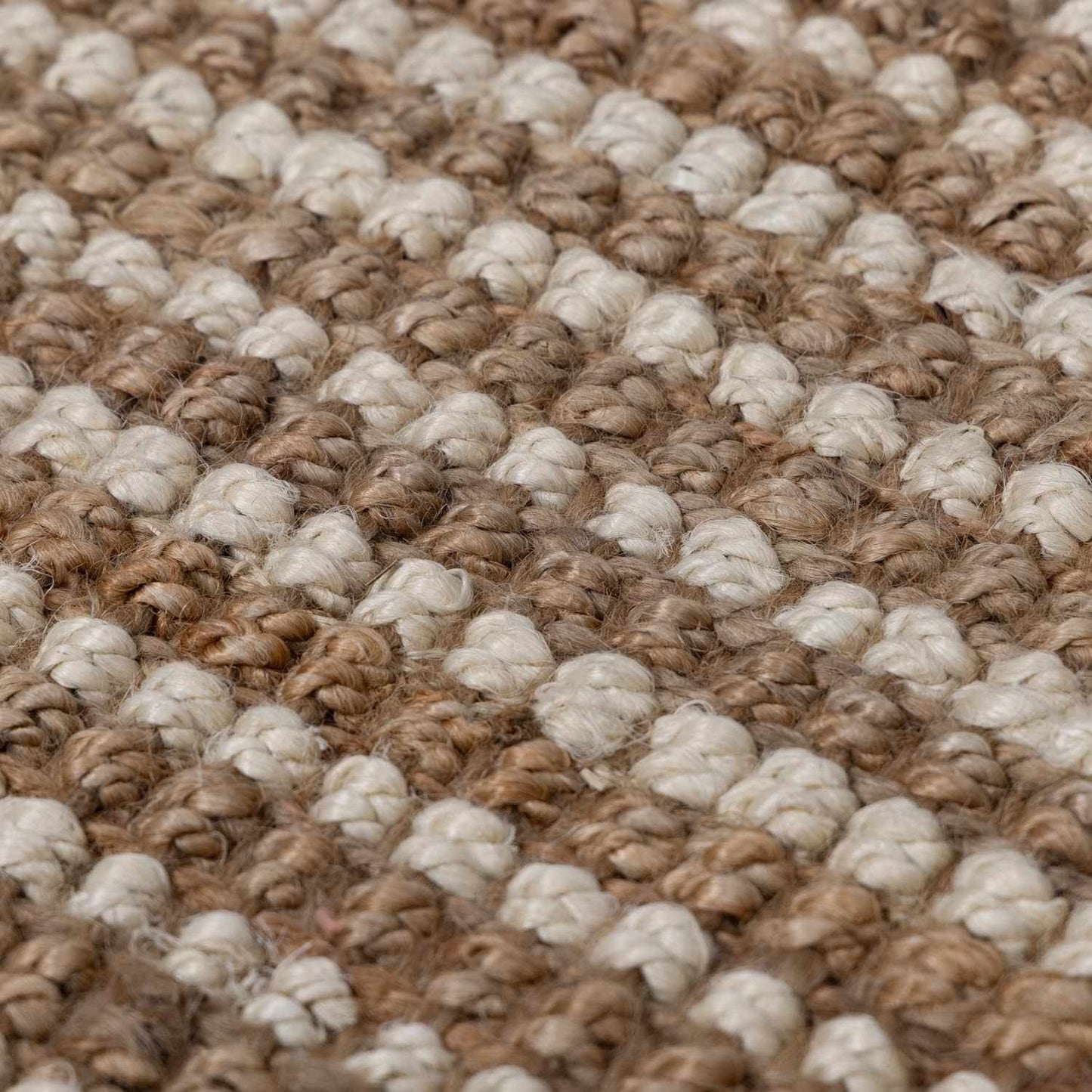 Camel Jute Area Rug - Natural Eco-Friendly Home Decor