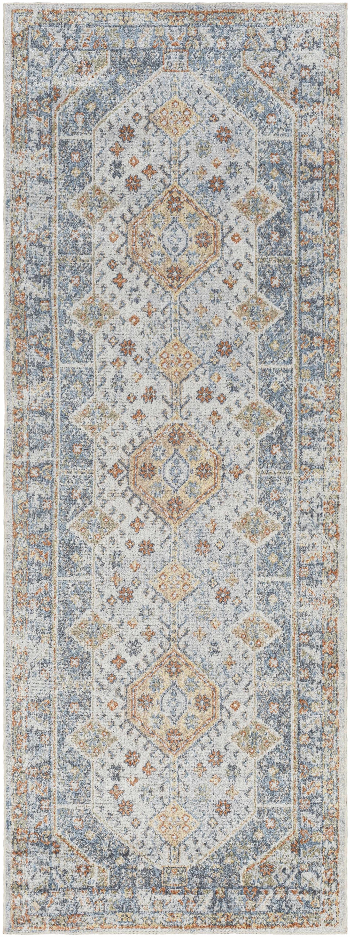 Washable Flat Pile Area Rug - Soft Durable Stylish Home Decor