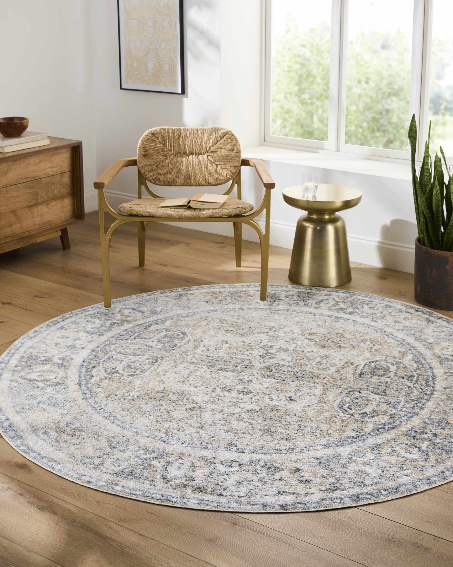 Washable Flat Pile Area Rug - Soft Durable Stylish Rug for Any Room