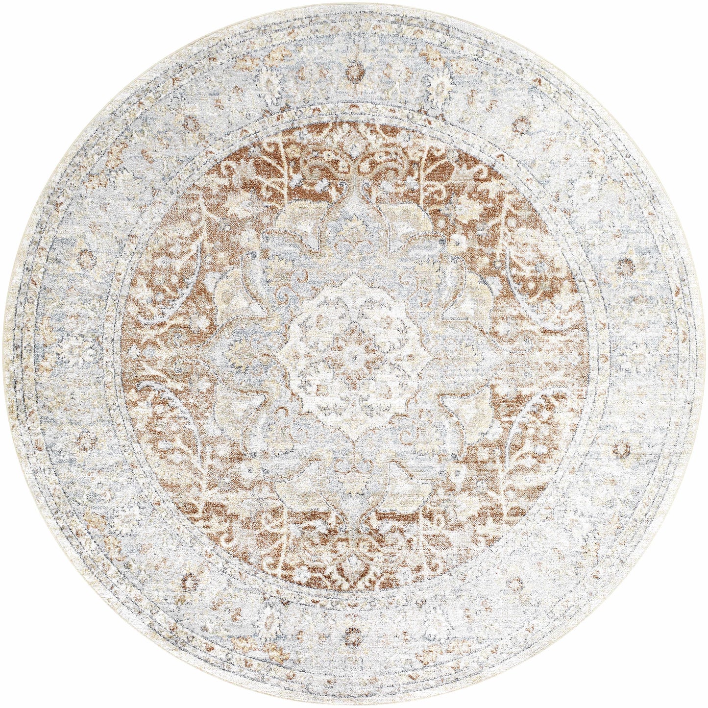 Washable Flat Pile Area Rug - Soft Durable Modern Home Decor