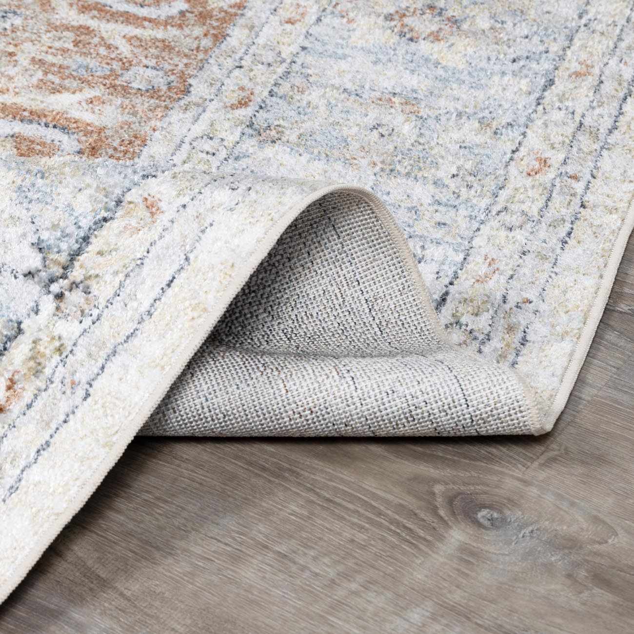 Washable Flat Pile Area Rug - Soft Durable Modern Home Decor