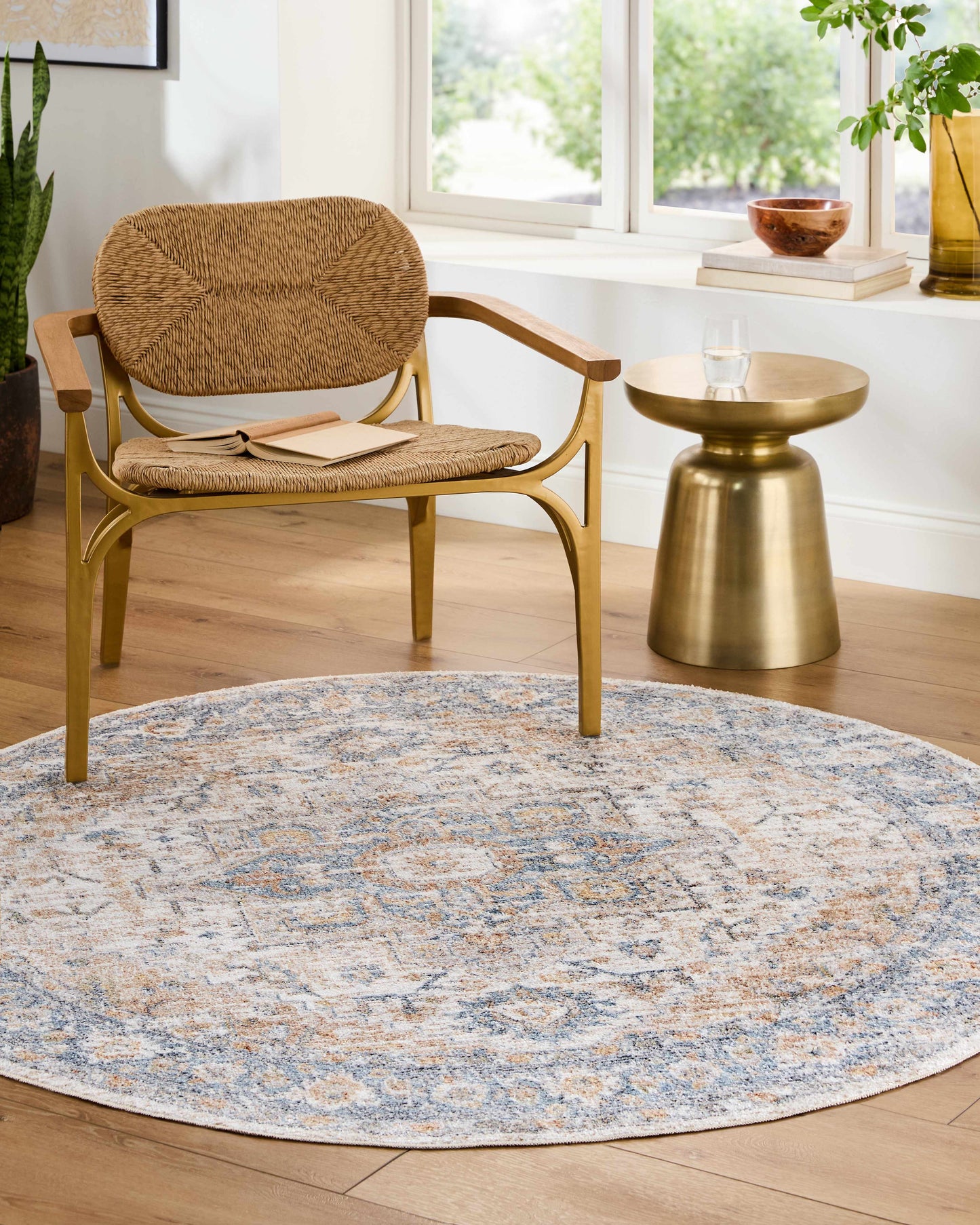 Washable Flat Pile Area Rug - Soft Durable Stylish Home Decor