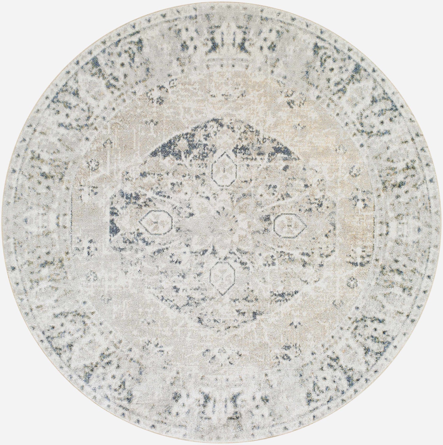 Washable Modern Area Rug - Soft Durable Flat Pile Design