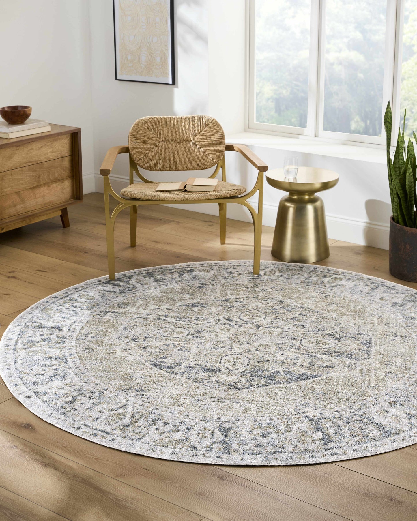 Washable Blue Flat Pile Rug - Stylish Durable Home Decor