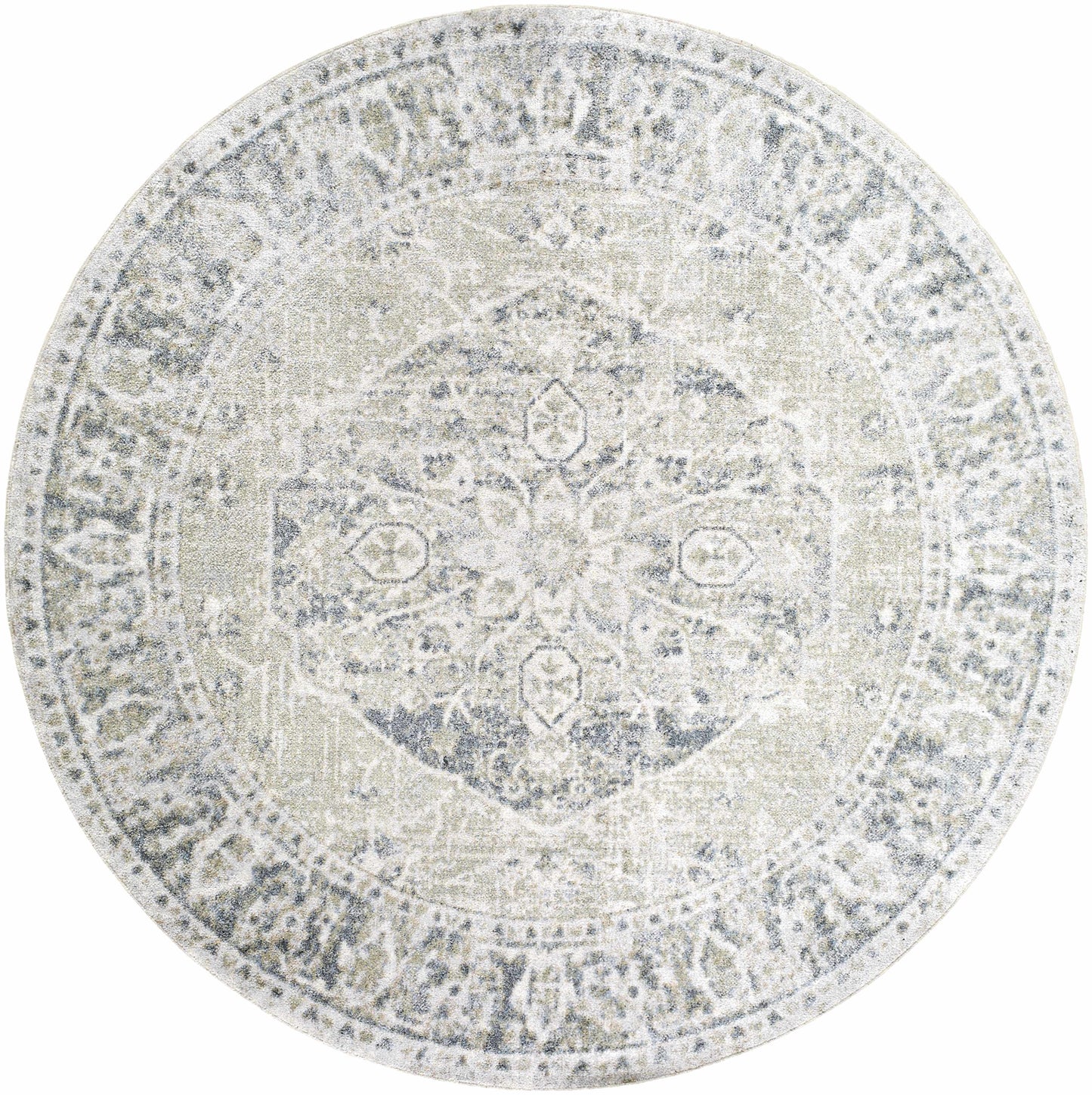 Washable Blue Flat Pile Rug - Stylish Durable Home Decor