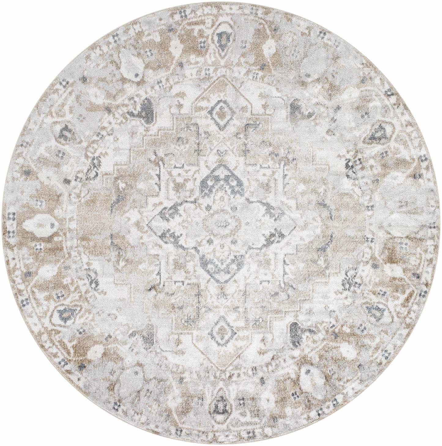 Washable Flat Pile Area Rug - Soft Durable Home Decor