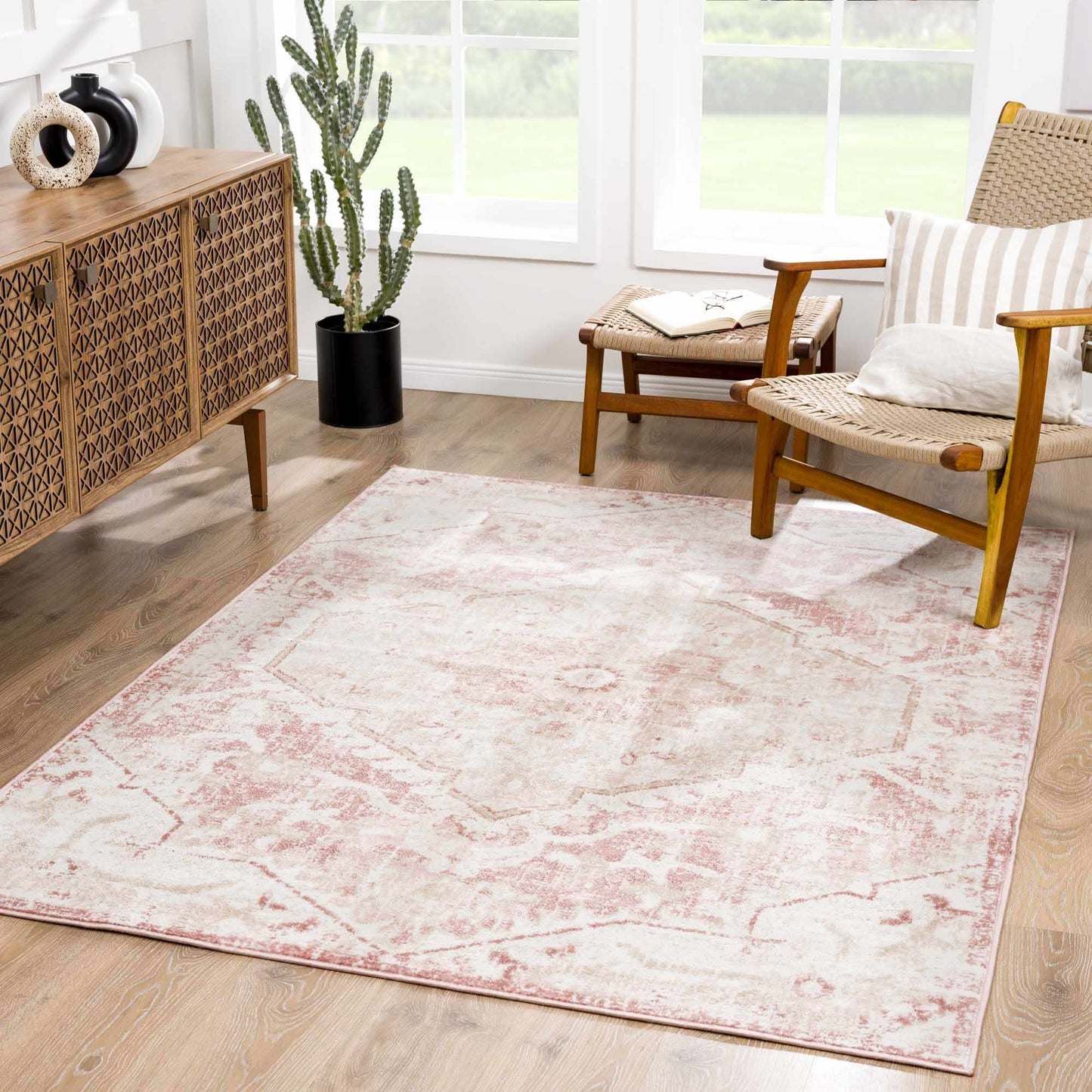 Leonora Soft Area Rug - Elegant Cozy Living Room Decor