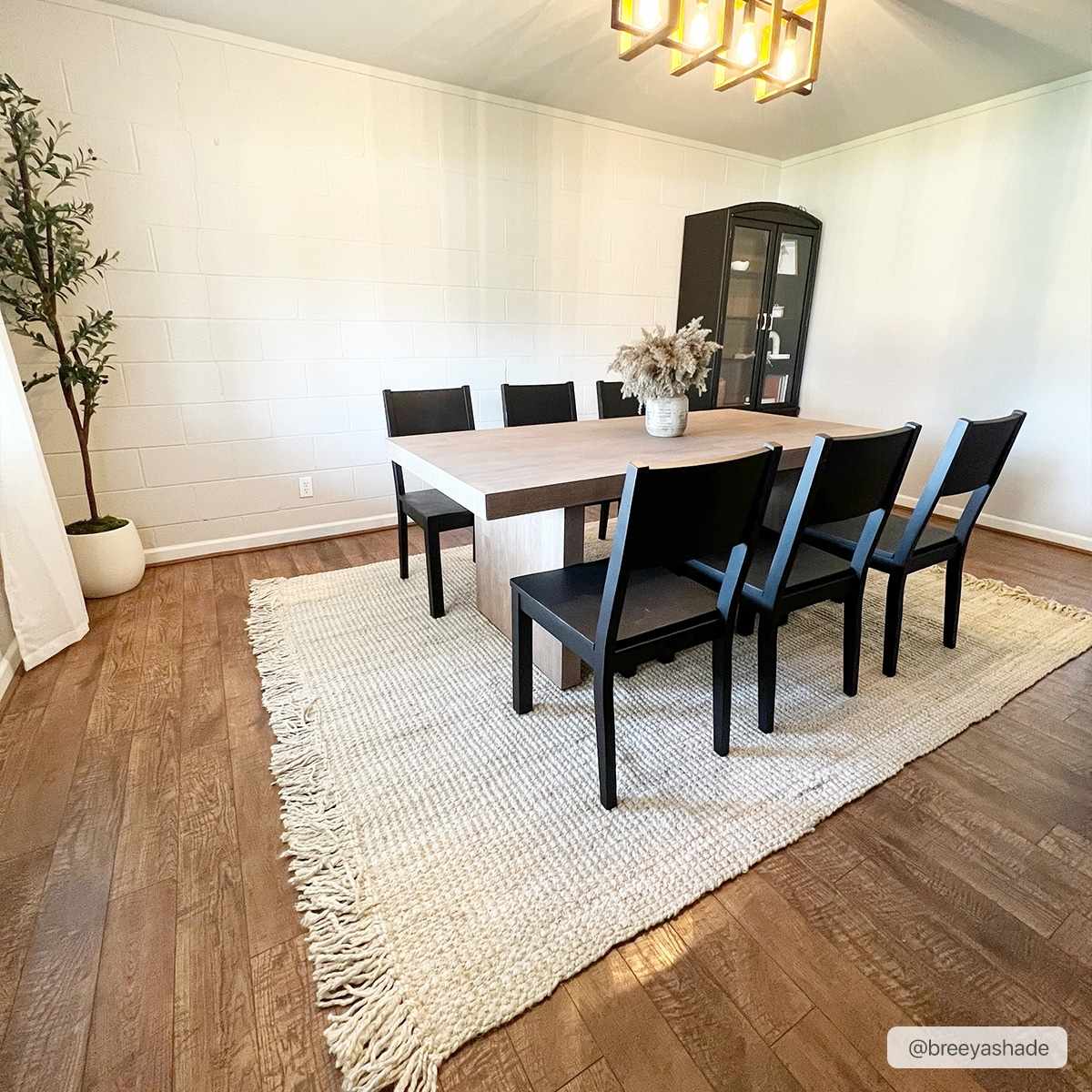 Bleached Jute Area Rug - Eco-Friendly Stylish Home Decor