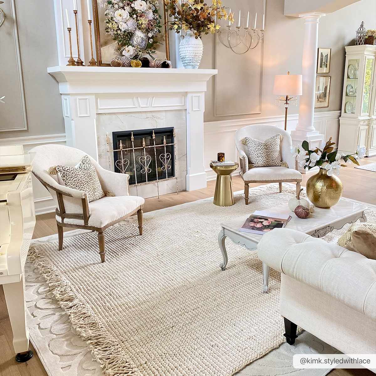 Bleached Jute Area Rug - Eco-Friendly Stylish Home Decor