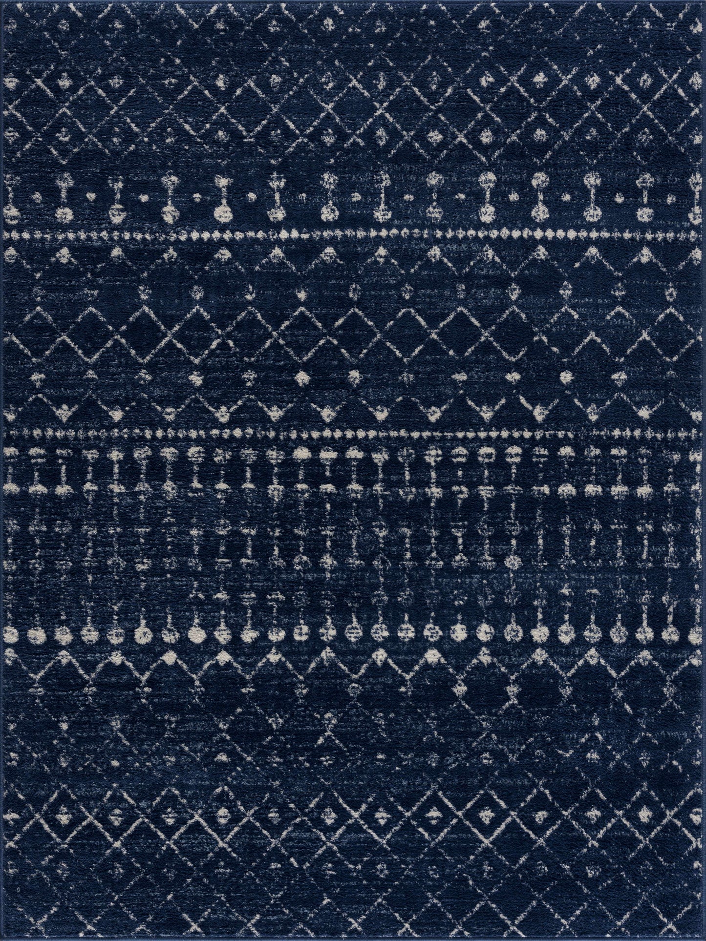 Tigrican Navy Area Rug - Elegant Modern Home Décor Rug