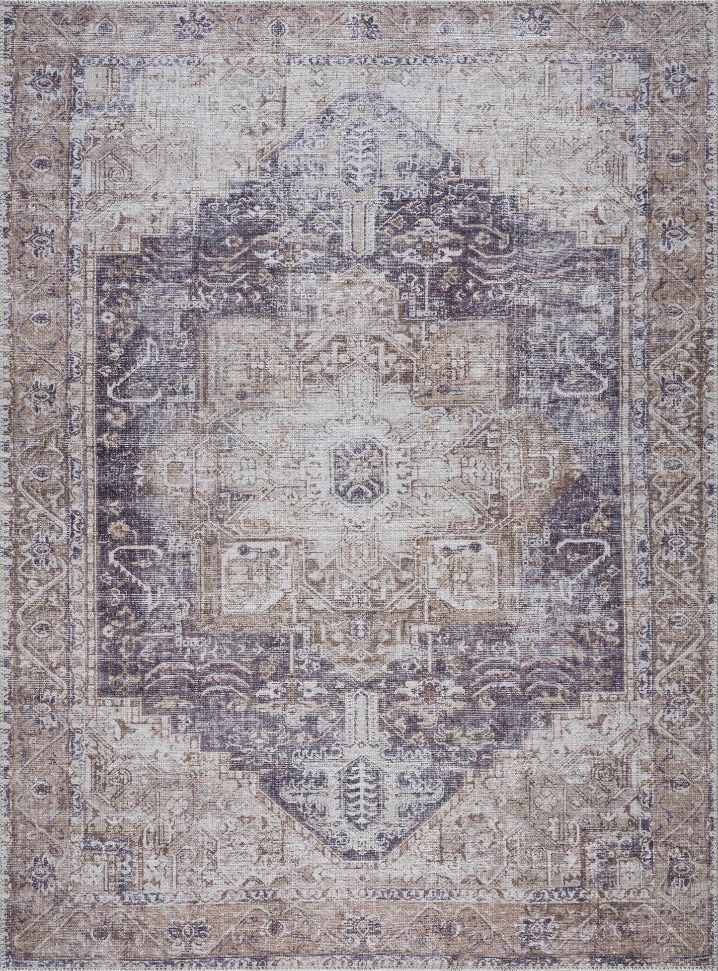 Beige Washable Area Rug - Limited Edition Stylish Home Décor
